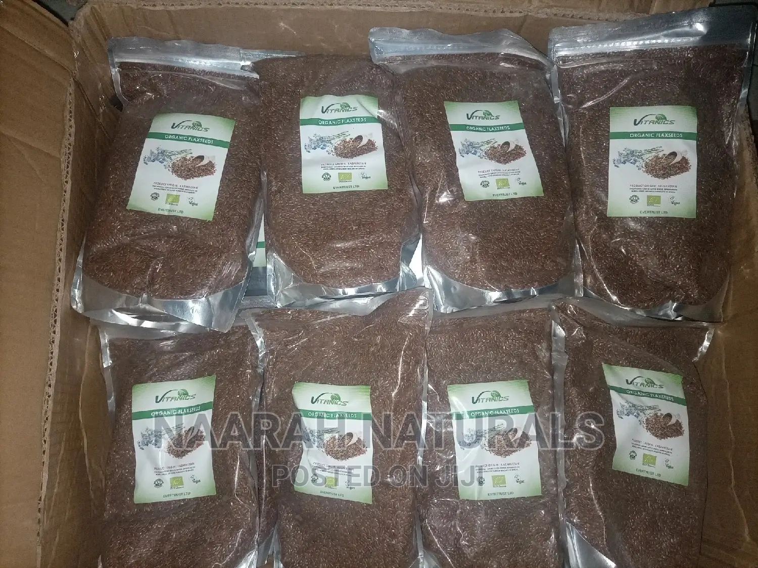 Organic Flax Seeds -1kg