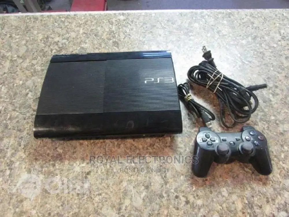 PS3 Super Slim With All Accessories With Pes22 and 13 Games