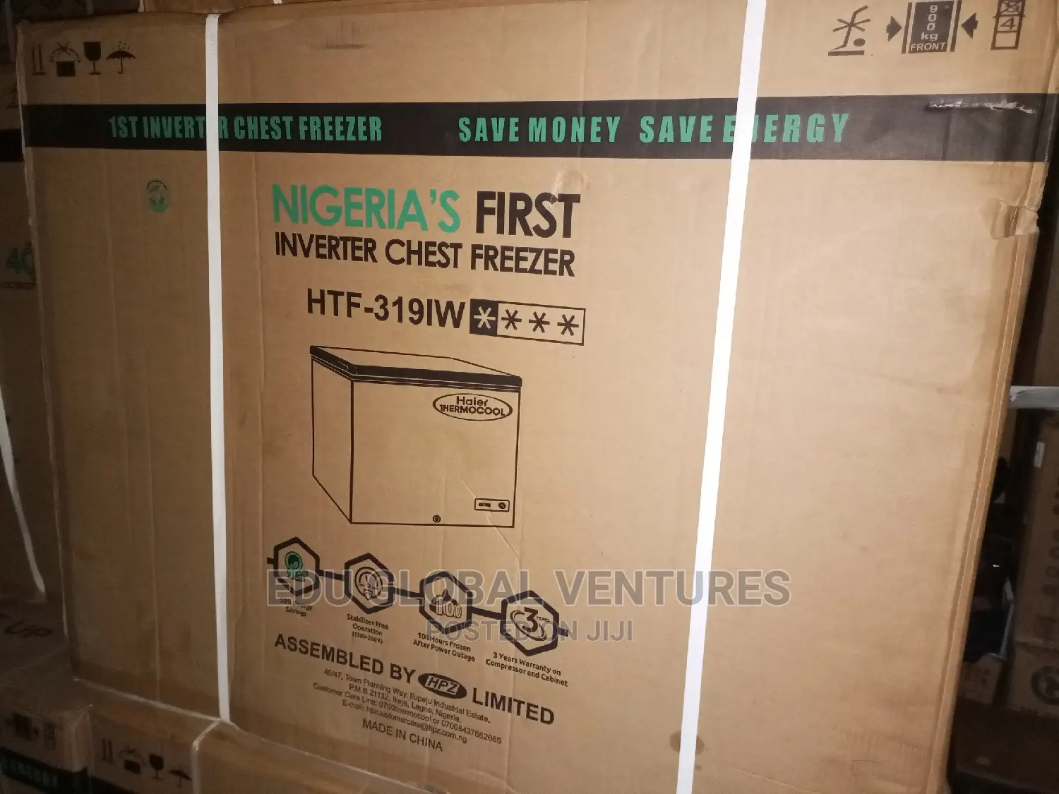 Haier Thermocool Inverter Chest Freezer 319litres.HTF-319IW