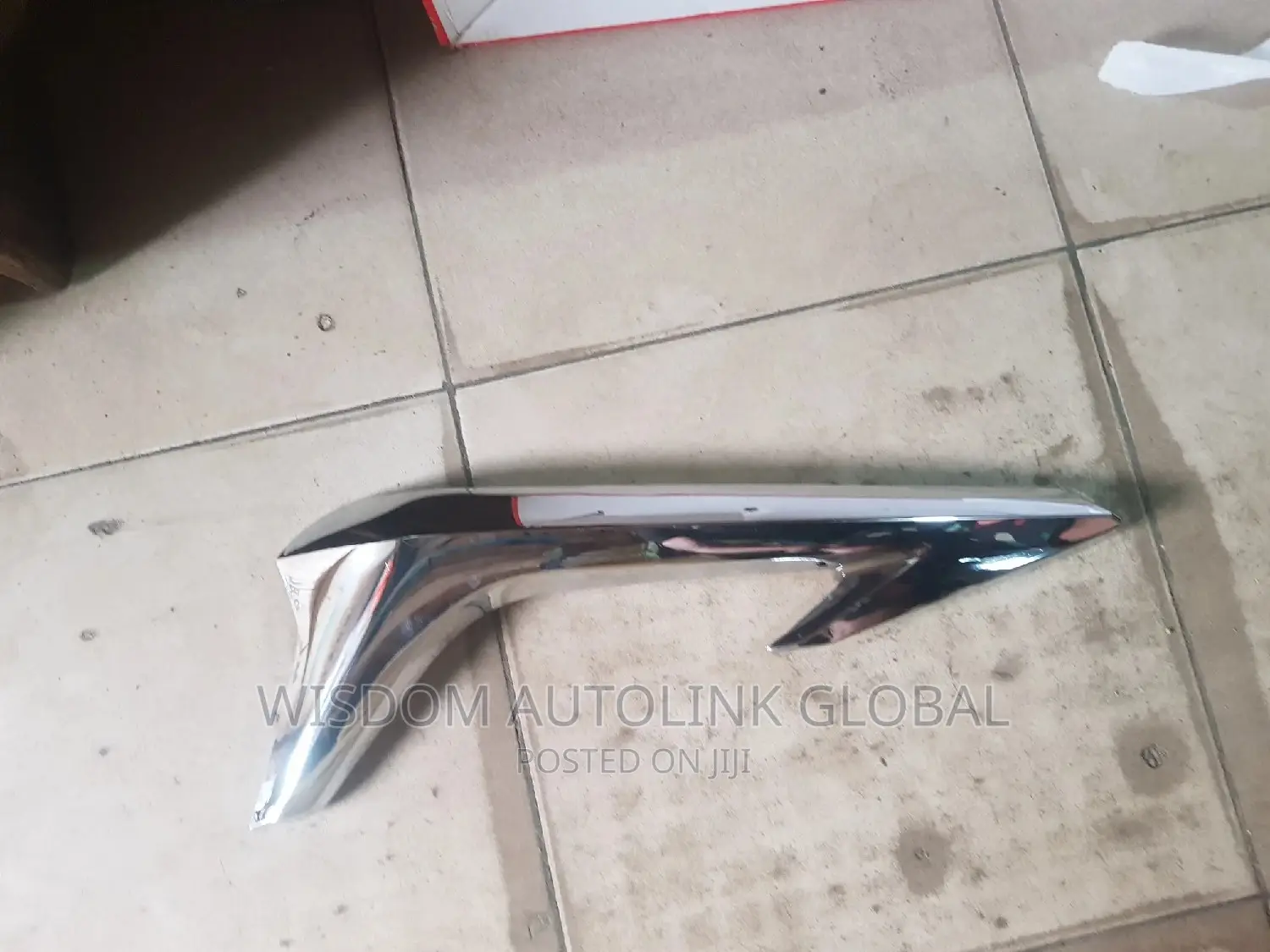 Front Bumper Spoiler Chrome for Land Cruiser Prado 2018
