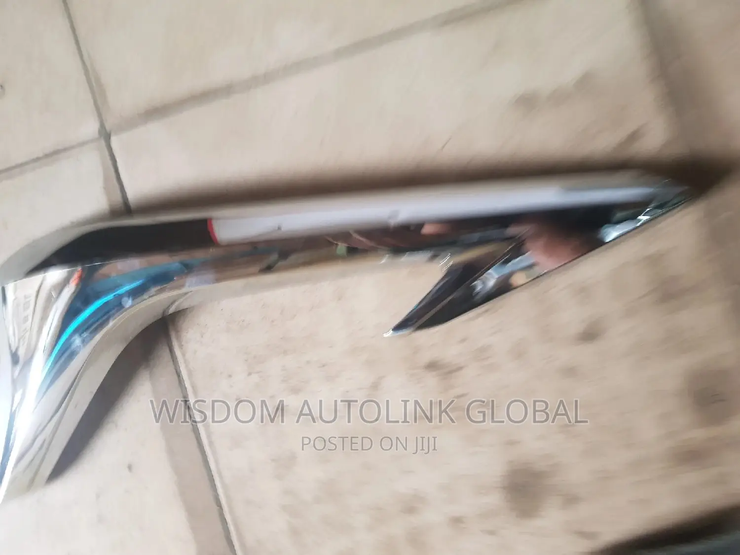 Front Bumper Spoiler Chrome for Land Cruiser Prado 2018
