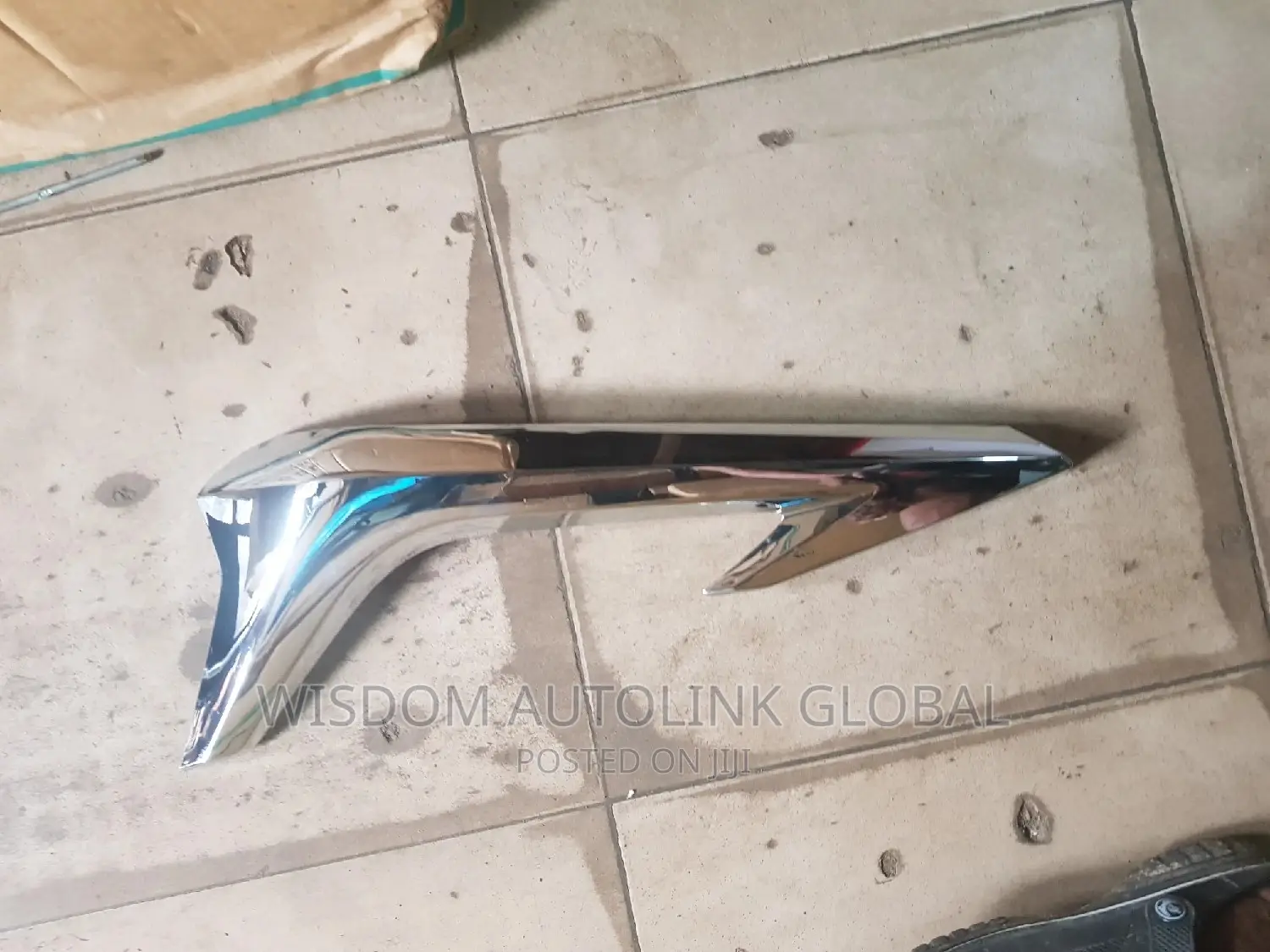 Front Bumper Spoiler Chrome for Land Cruiser Prado 2018
