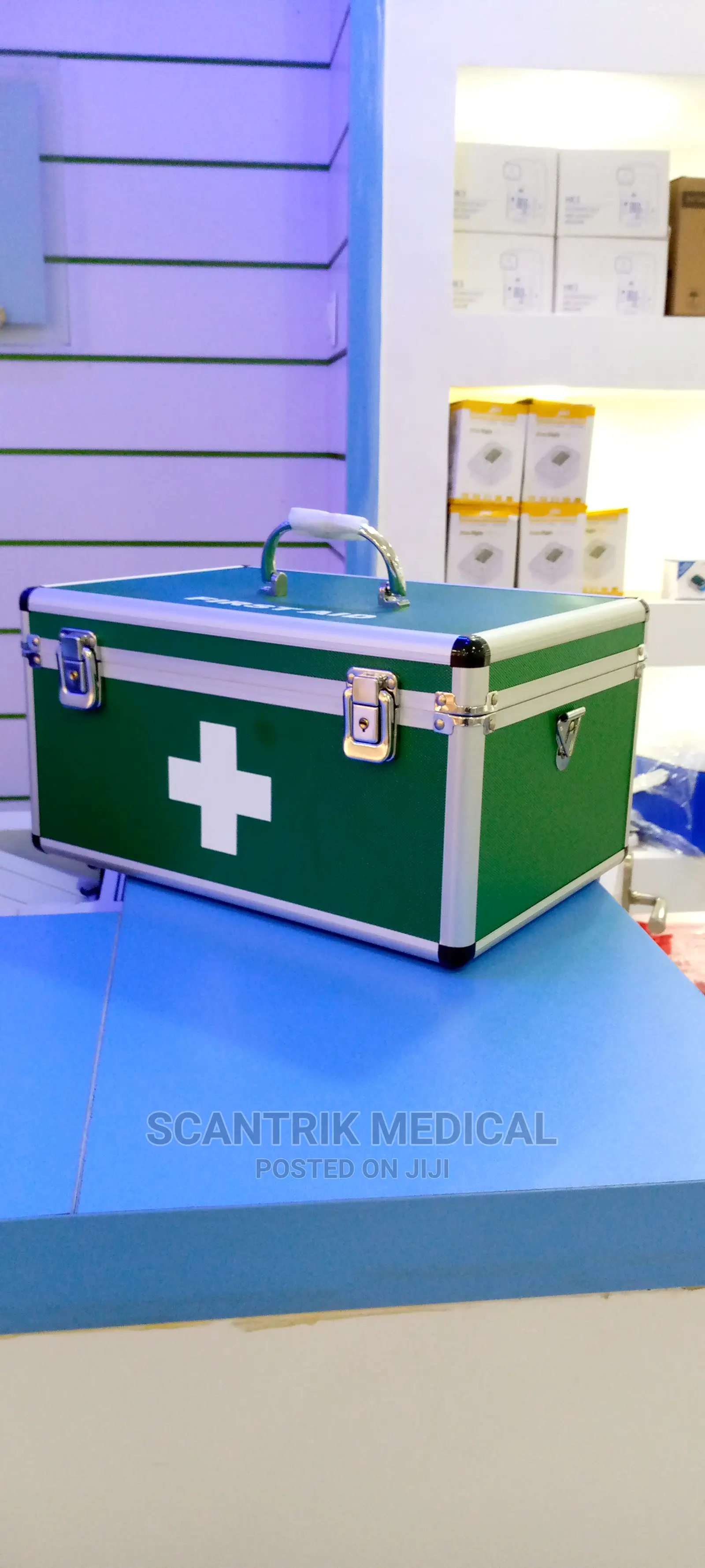 Equipped Medical First Aid Box Portable