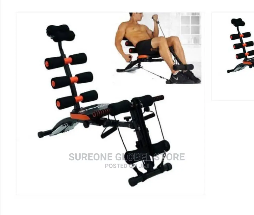 2 in 1 Six Pack Ab Care Exerciser With Inbuilt Pedal