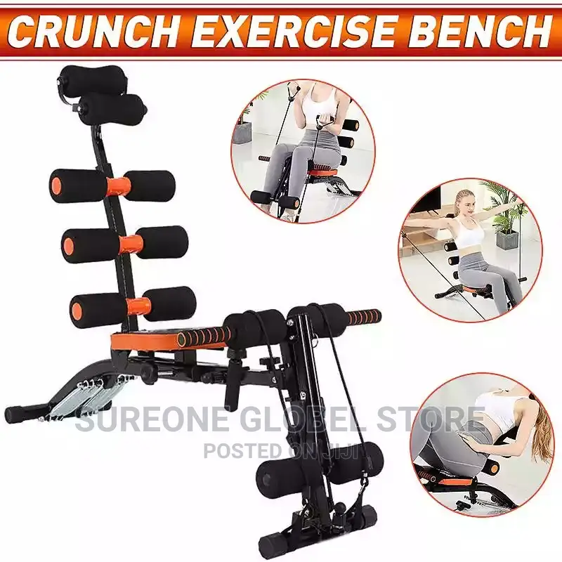 2 in 1 Six Pack Ab Care Exerciser With Inbuilt Pedal