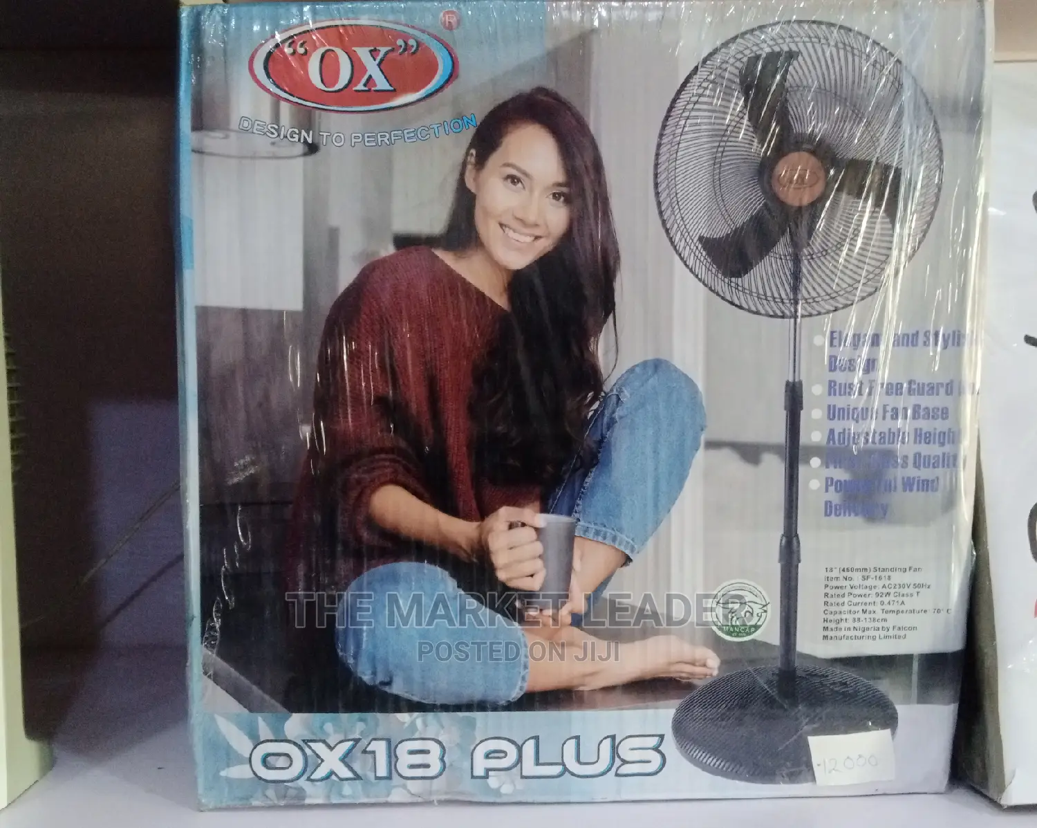 Ox 18" Standing Fan Sf-1618