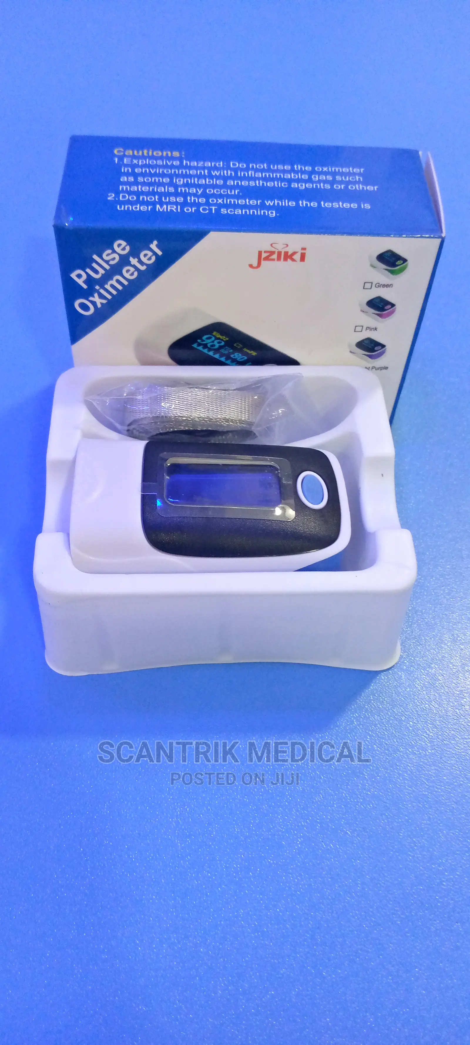 Finger Print Pulse Oximeter