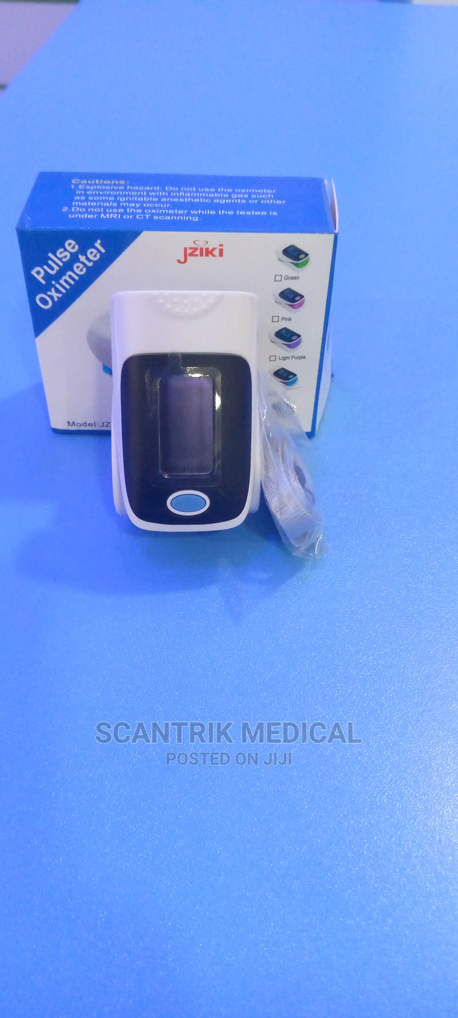 Display Fingertip Pulse Oximeters