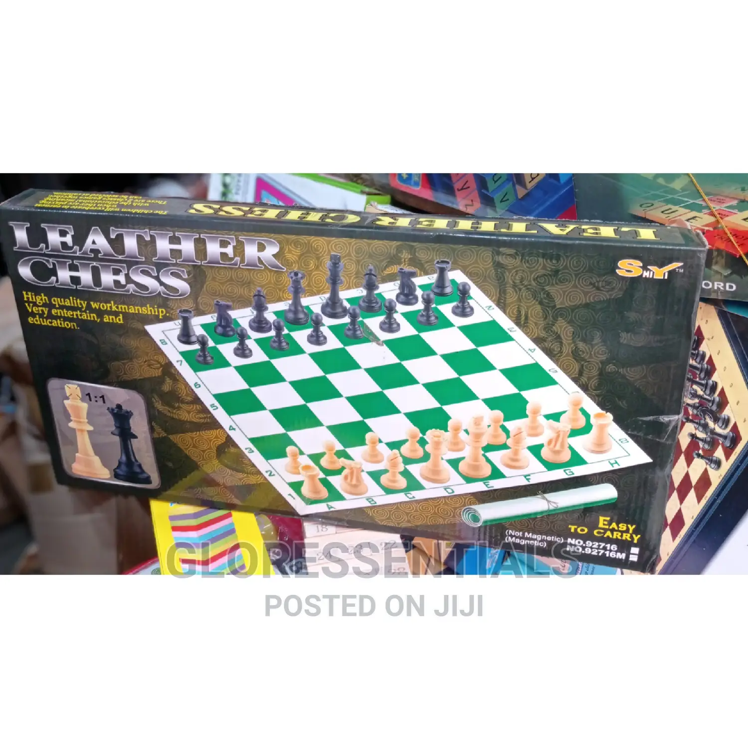 Leather Chess Game