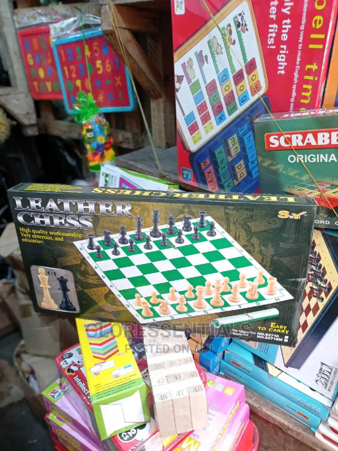 Leather Chess Game