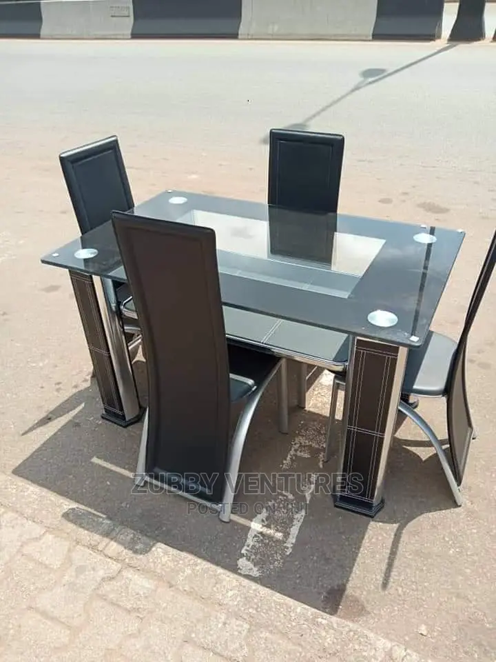 Best Glass Quality Dining Table With 4 Chairs