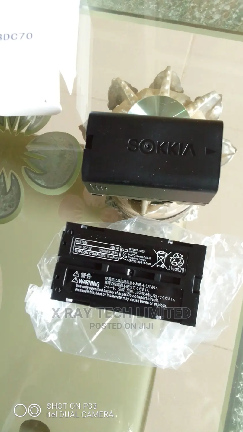 Topcon- Sokkia Total Station Battery- BDC70,BDC58,BDC72
