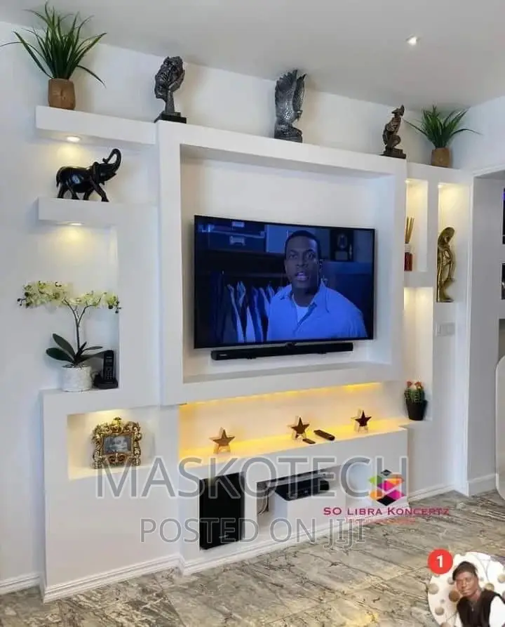 Tv Console Wall Design