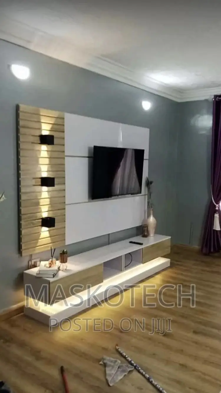Tv Console Wall Design