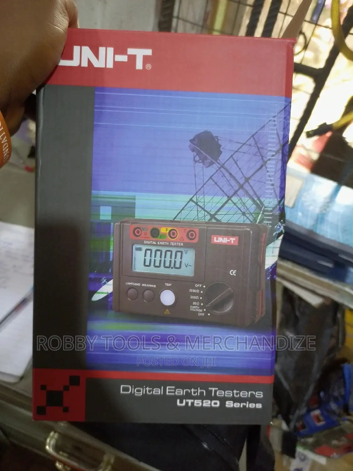 Uni-t Ut521 Digital Earth Ground Resistance Tester