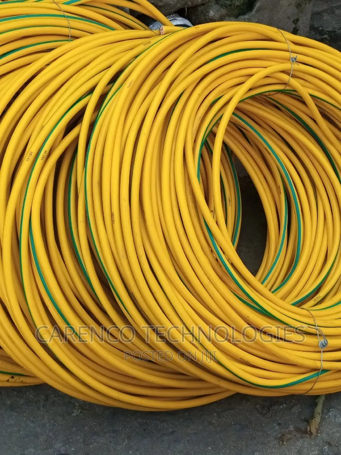35mm Single PVC Cable Green and Yellow Color