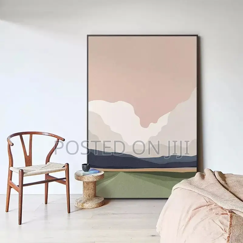 Mountain Lake Water Abstracts Wall Art