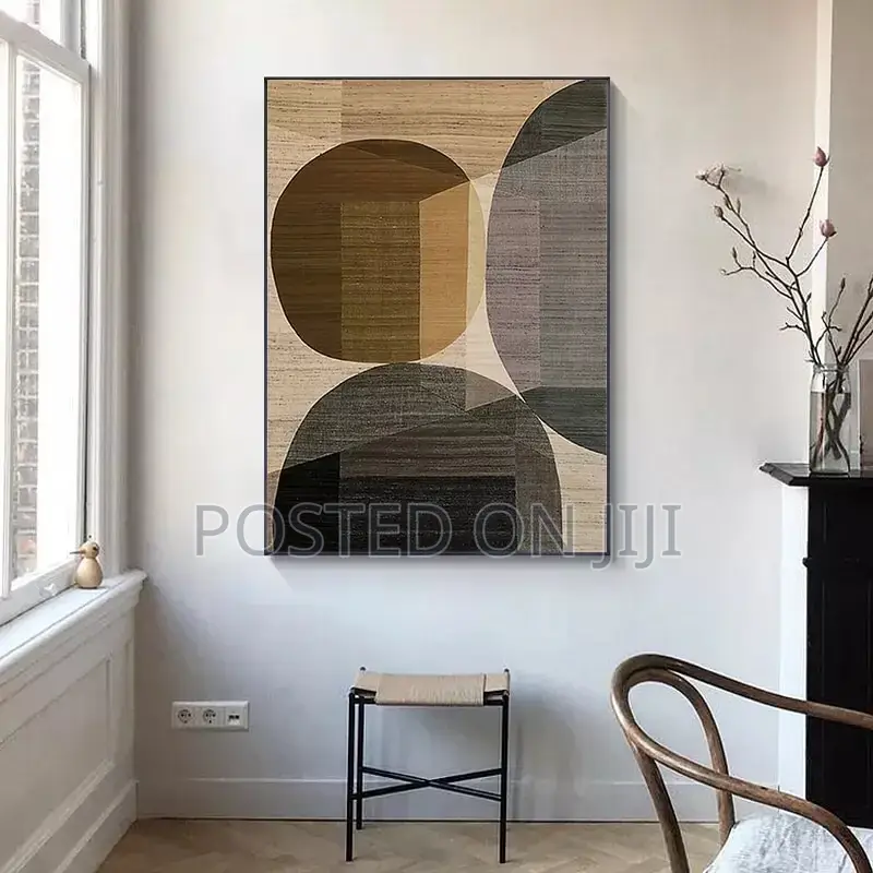Brown Geometric Poster