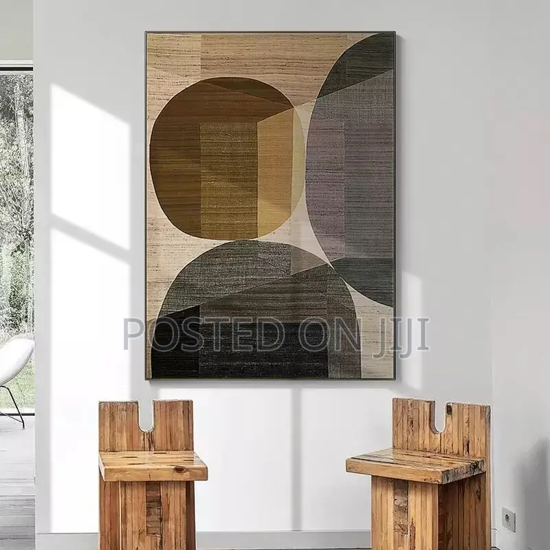 Brown Geometric Poster