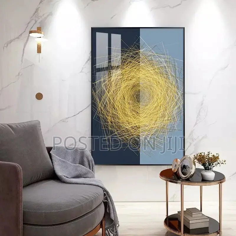 Abstract Wood Grain Mural Decor