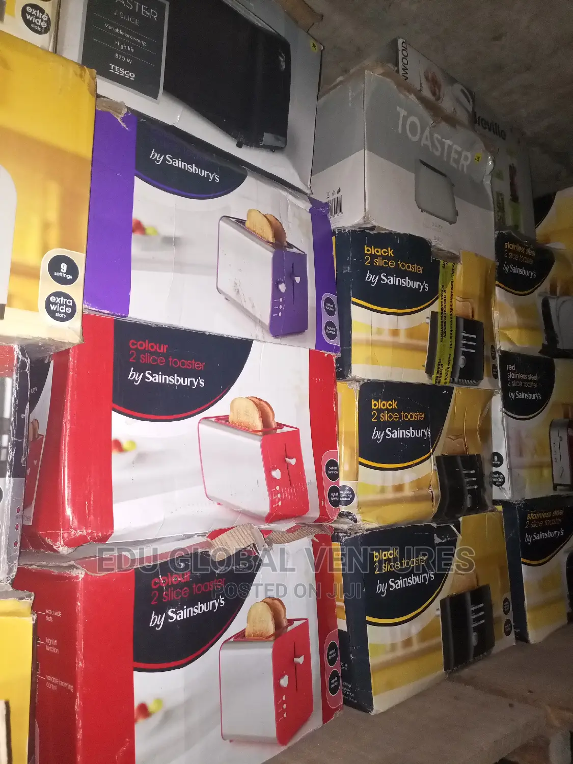 By Sainsbury 2 Phase Pop Up Toaster. Different Colours