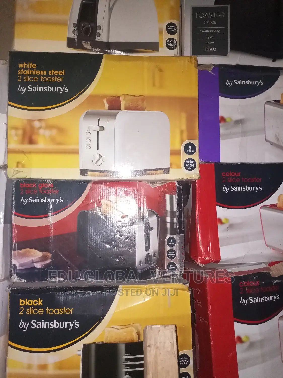 By Sainsbury 2 Phase Pop Up Toaster. Different Colours