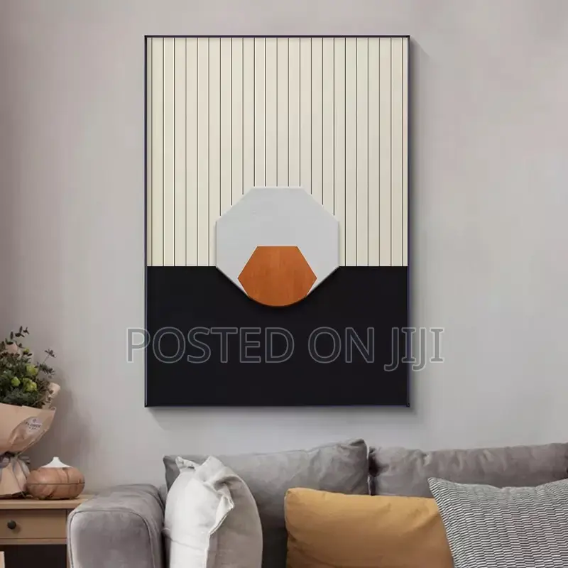 Industrial Geometric Canvas Print