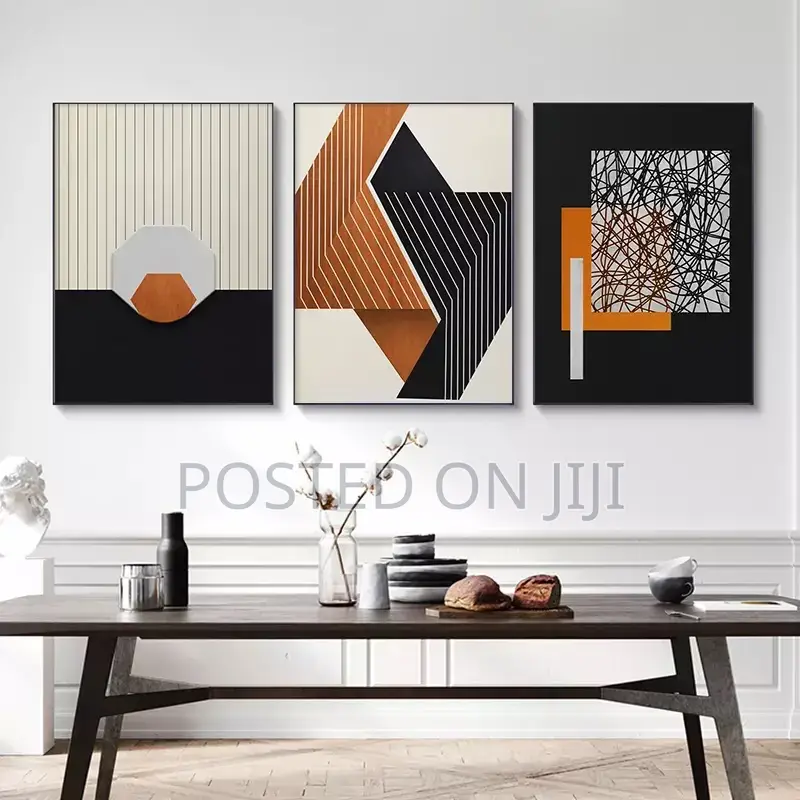 Industrial Geometric Canvas Print