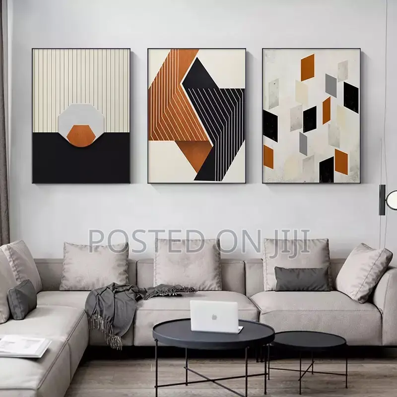 Industrial Geometric Canvas Print