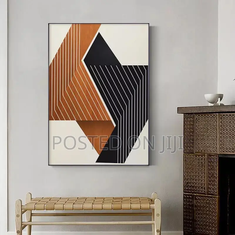 Industrial Geometric Canvas Print