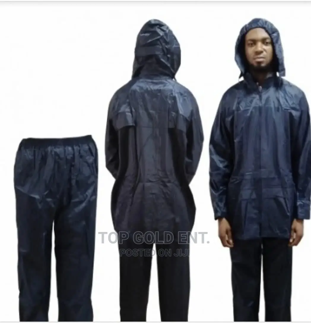 Polyester Rain Coat. Jacket And Trouser