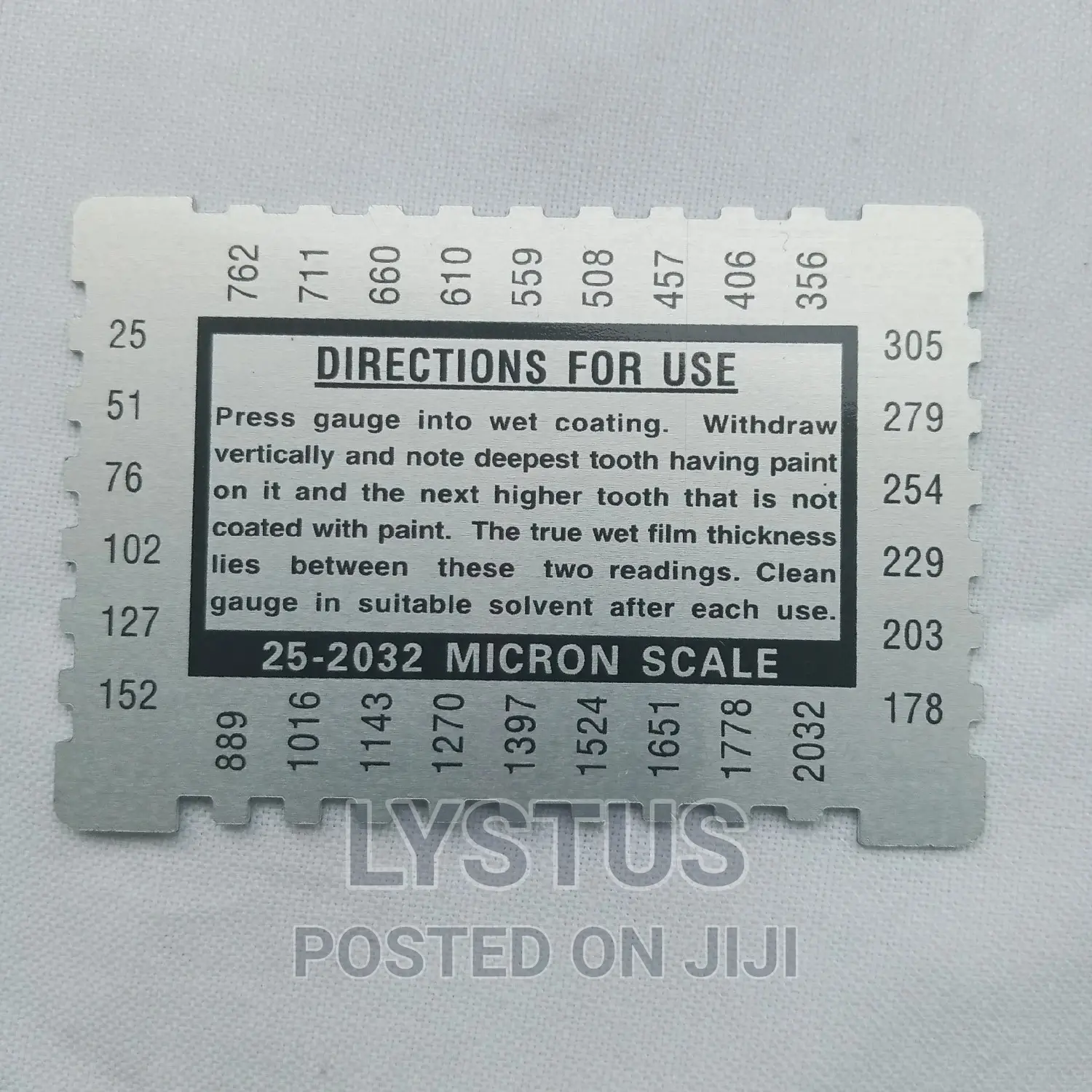Aluminium Wet Film Thickness Gauge From KTA