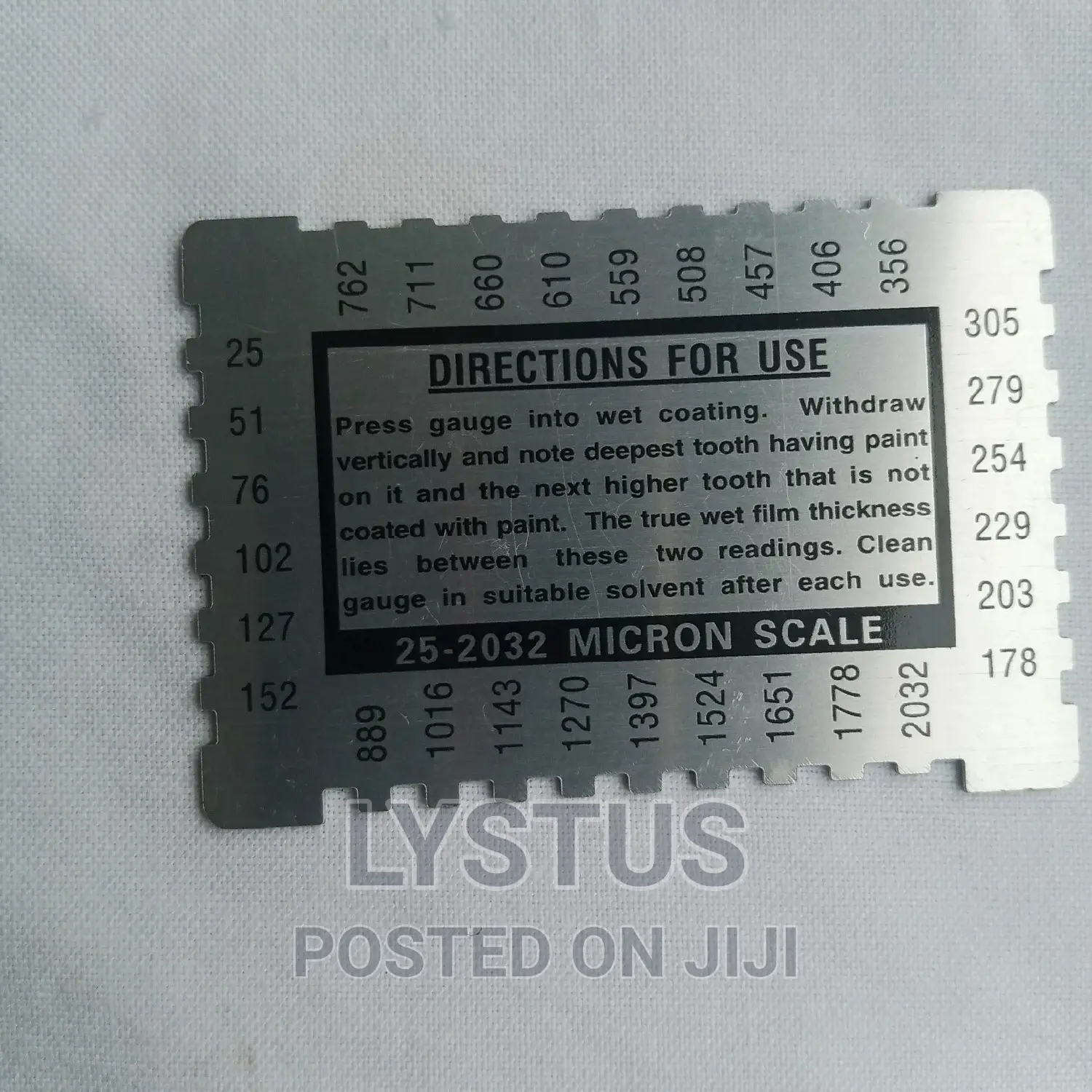Aluminium Wet Film Thickness Gauge From KTA
