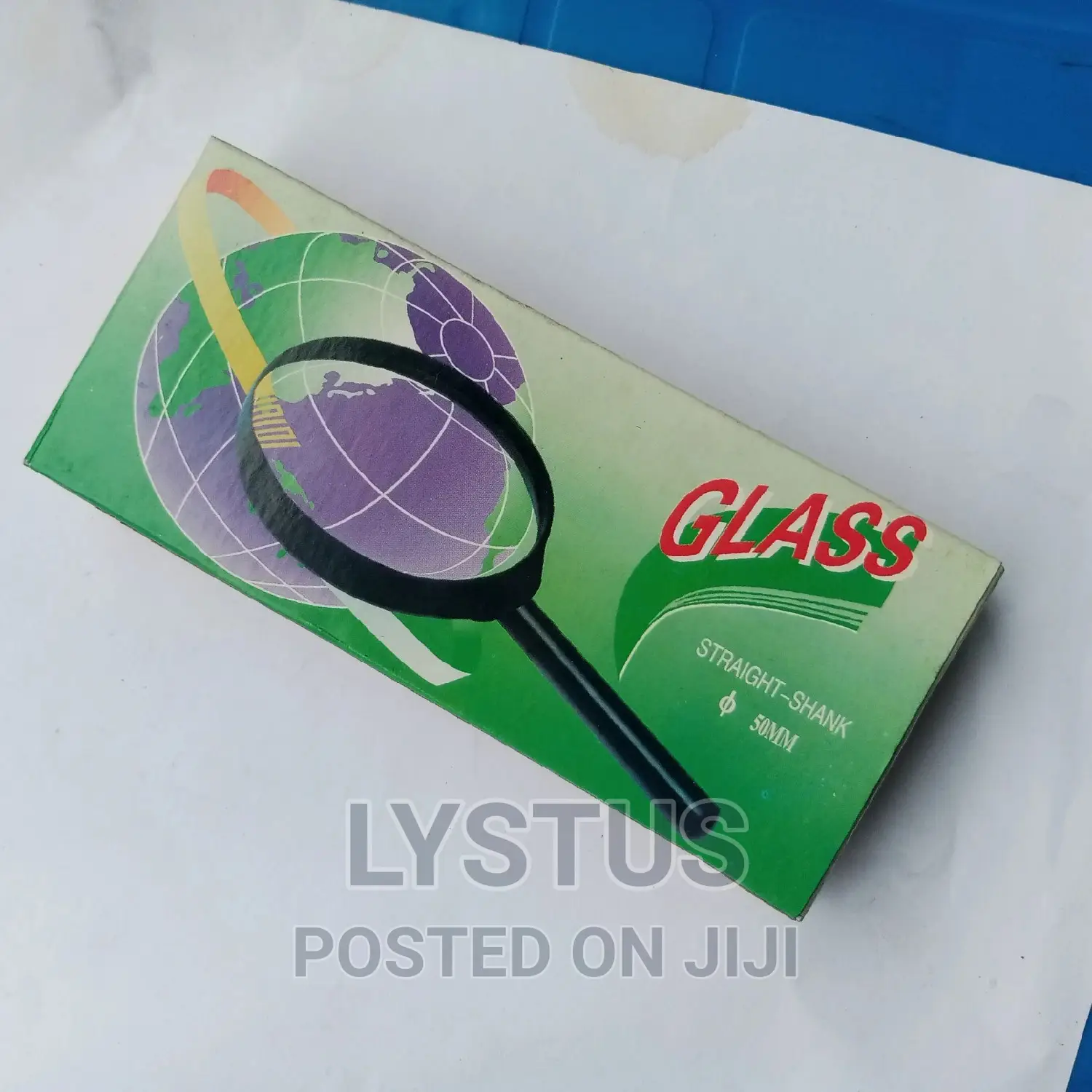 50mm Diameter by 125mm Magnifying Glass Straight Shank
