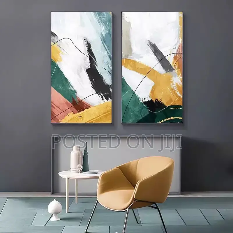 Colorful Abstract Splash Painting