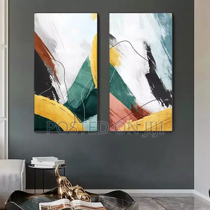 Colorful Abstract Splash Painting