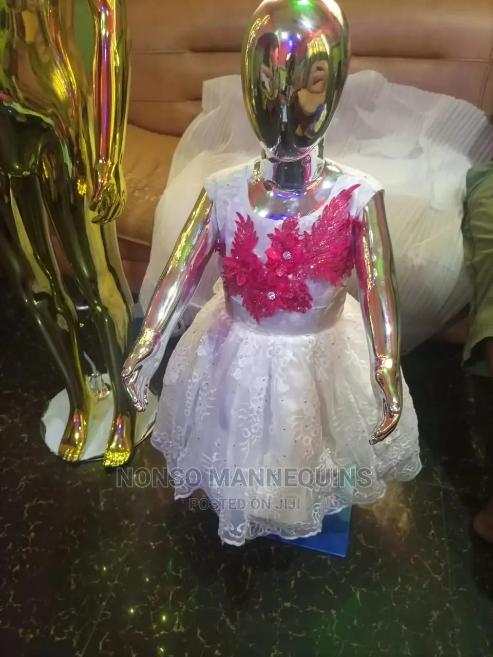 Gold Children Display Mannequins