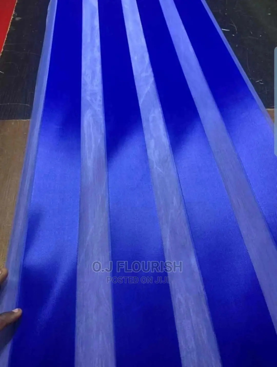 Royal Blue Day and Night Window Blind