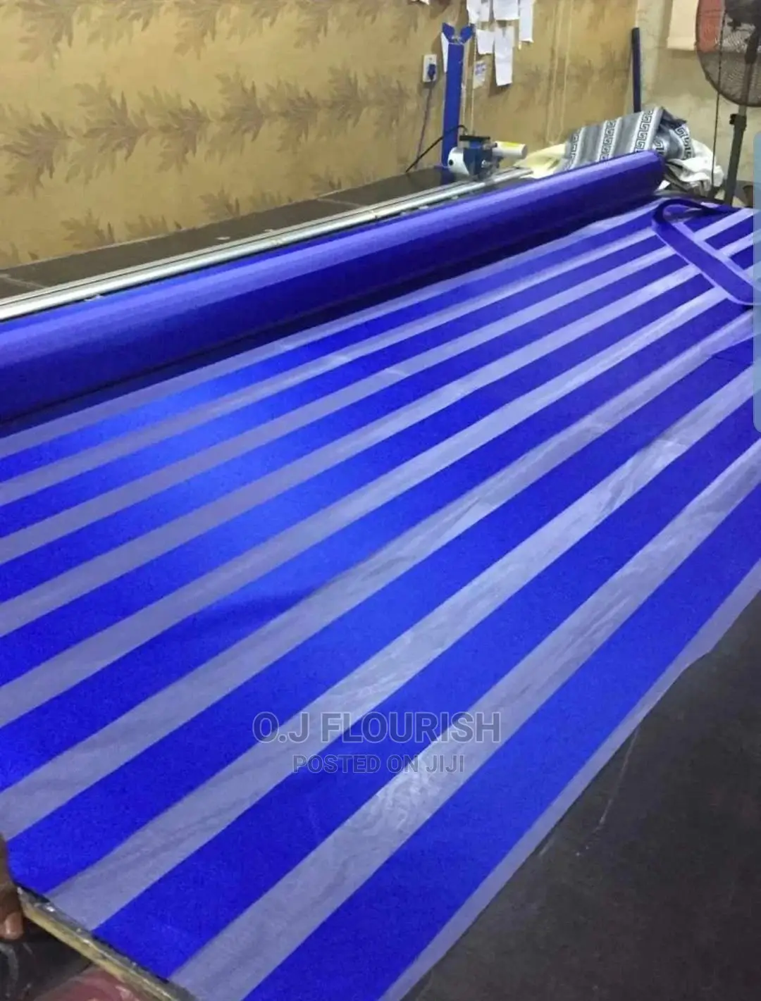Royal Blue Day and Night Window Blind