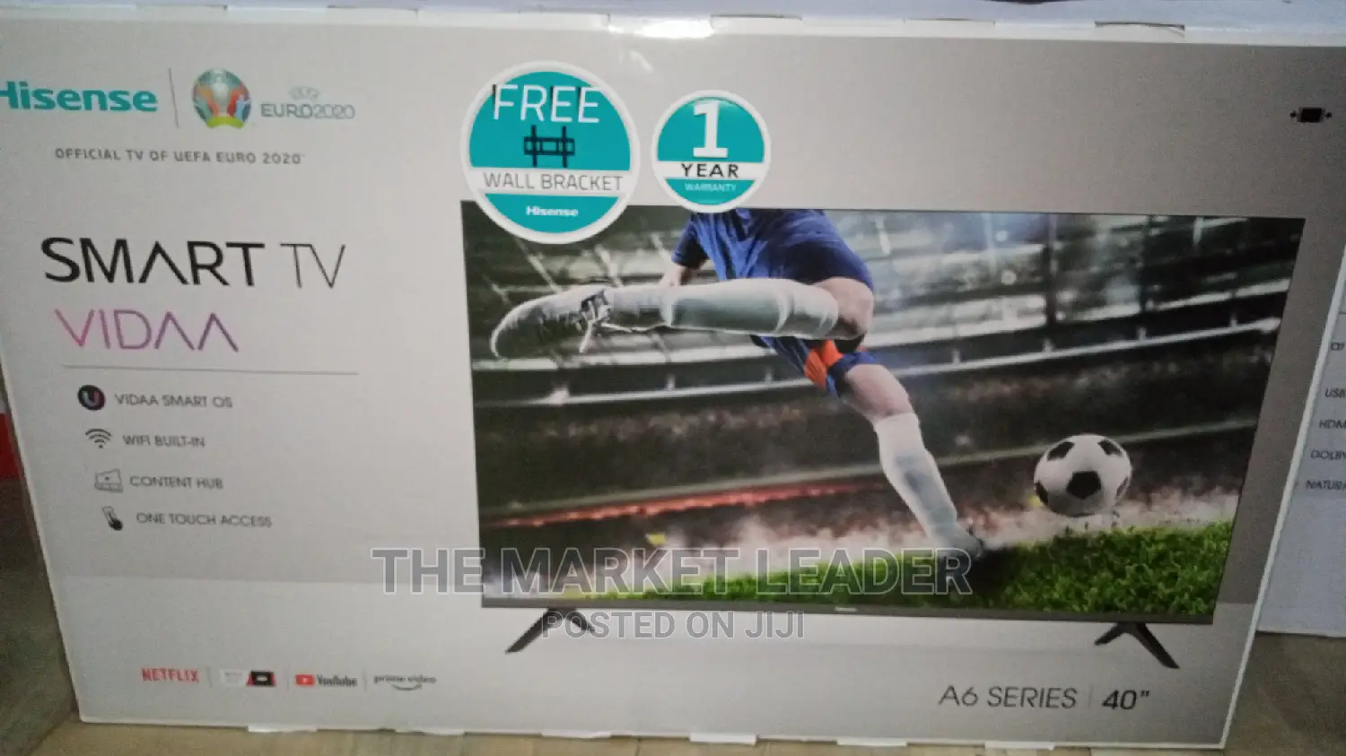 Hisense 40 Smart Tv Model A4g With Free Wall Bracket