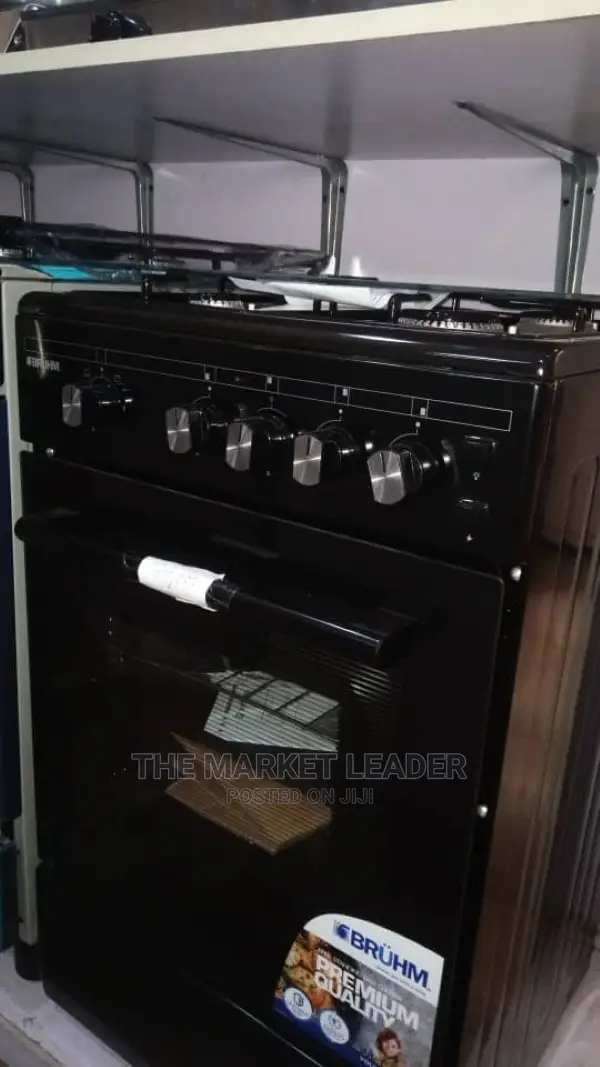 Bruhm 3gas Burner + 1 Electric Standing Gas Cooker 5531sb