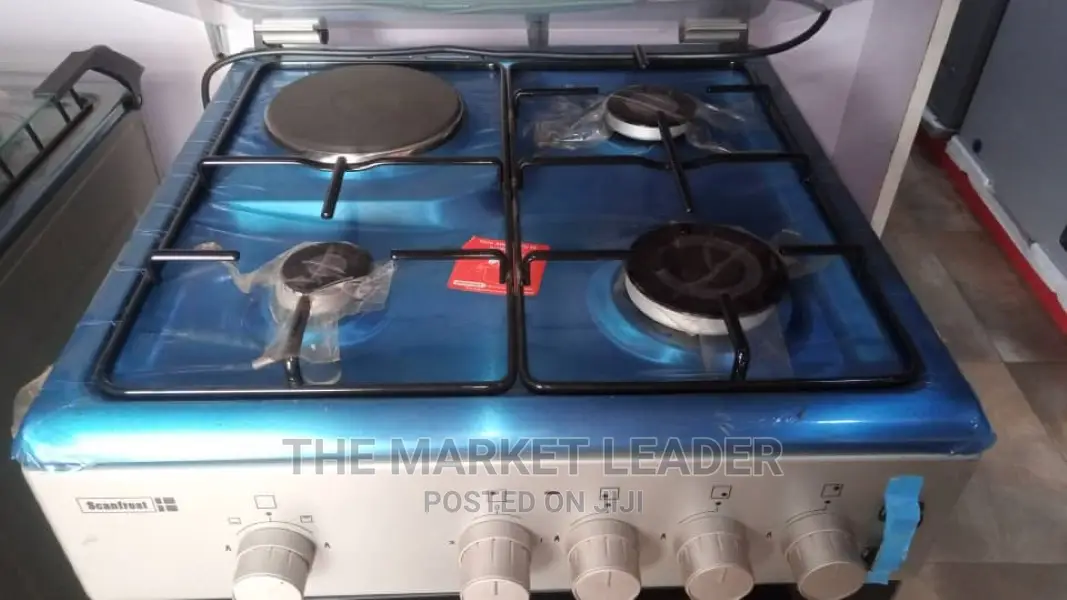 Scanfrost 3gas Burner Cooker With Electric Plate SFC-5312s