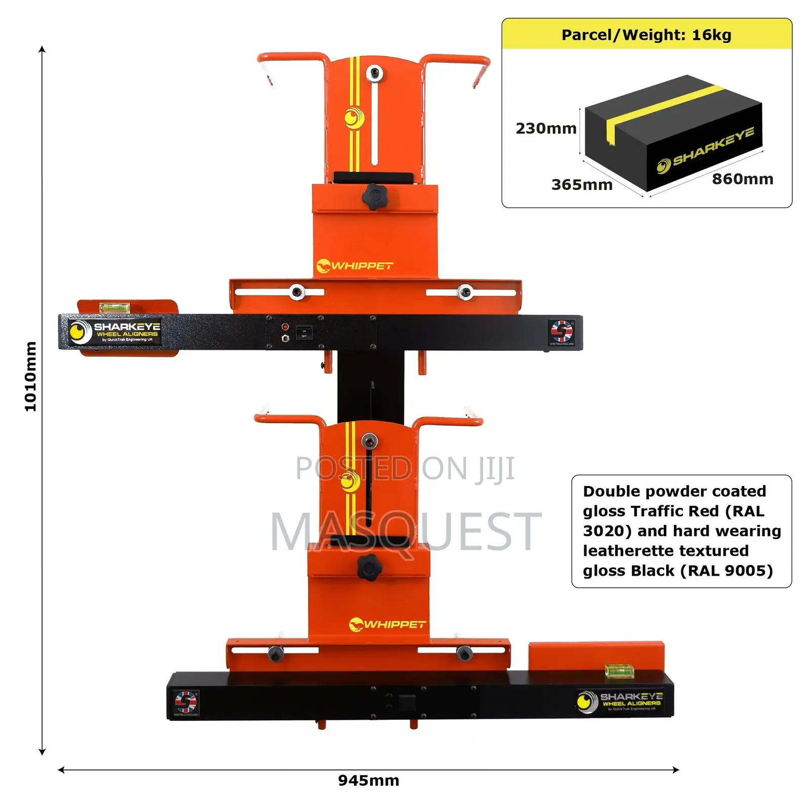 Quicktrak Sharkeye Falcon 4 Wheel Laser Aligner