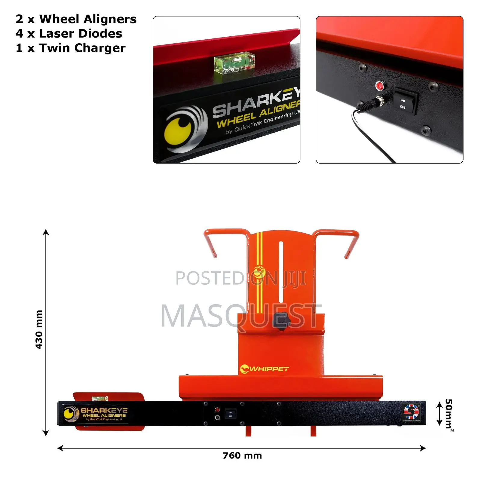Quicktrak Sharkeye Falcon 4 Wheel Laser Aligner