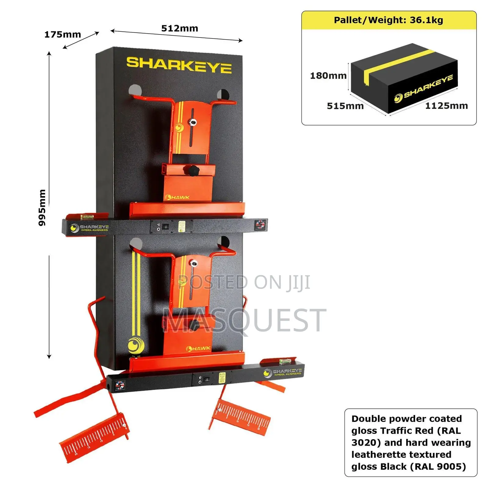 Quicktrak Sharkeye Hawk 4 Wheel Laser Aligner