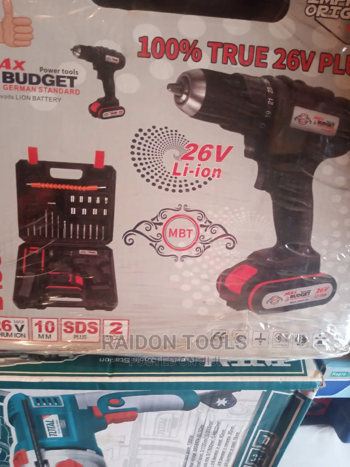 26V Max Budget, Cordless Drill Machine