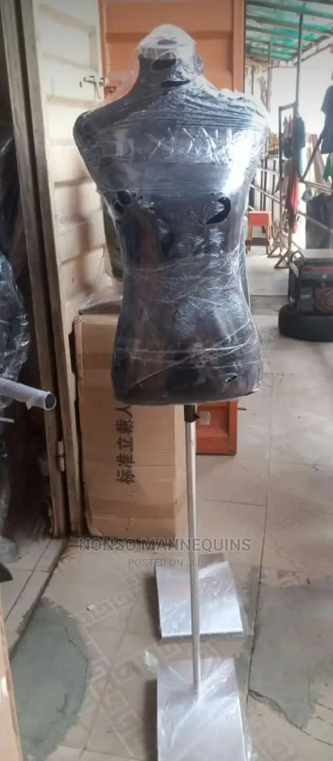 Male Female Pinnable Black Body Dressform