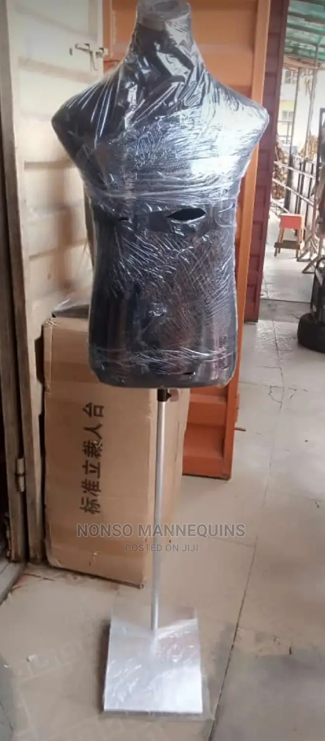 Male Female Pinnable Black Body Dressform