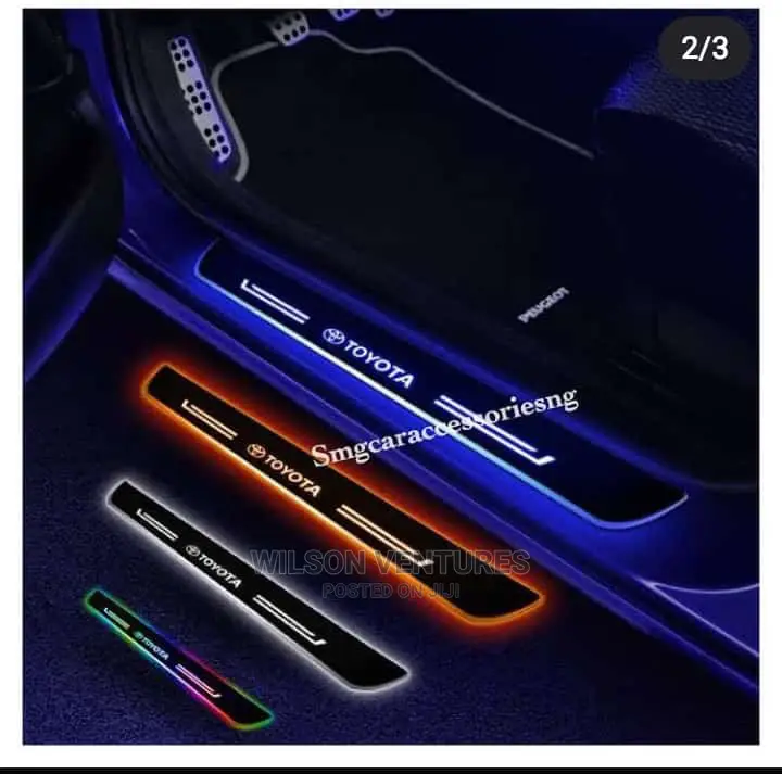 Car LED Door Metal Sill