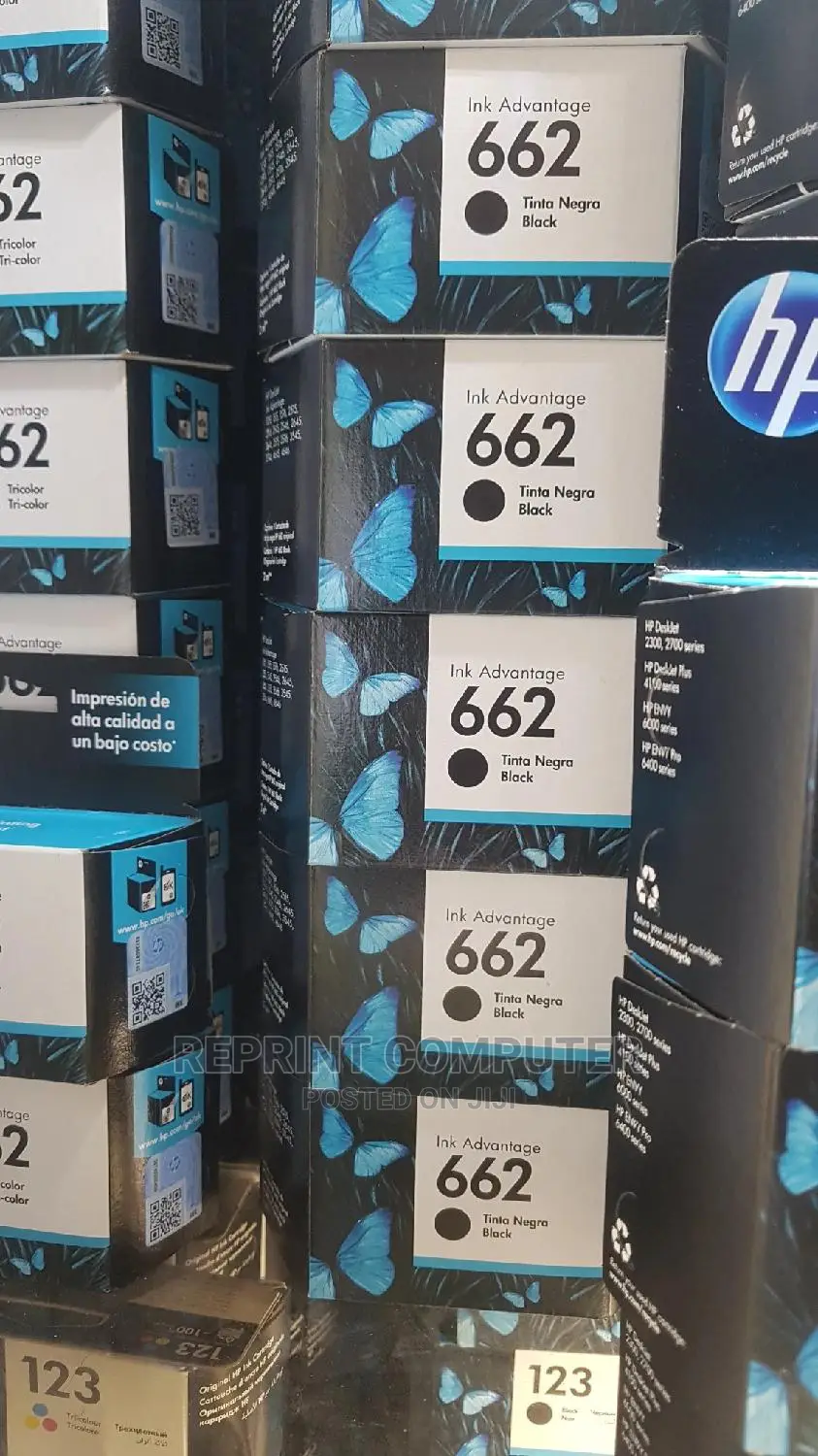 HP 662 Genuine Printer Ink Advantage Cartridge - Black